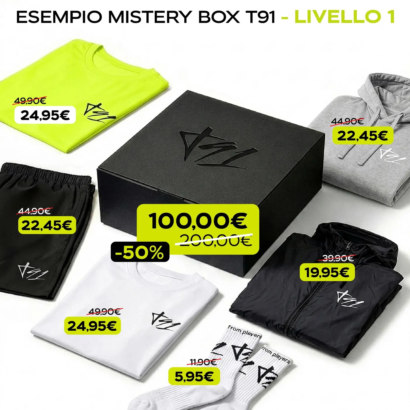 MISTERY BOX T91 - LIVELLO 1